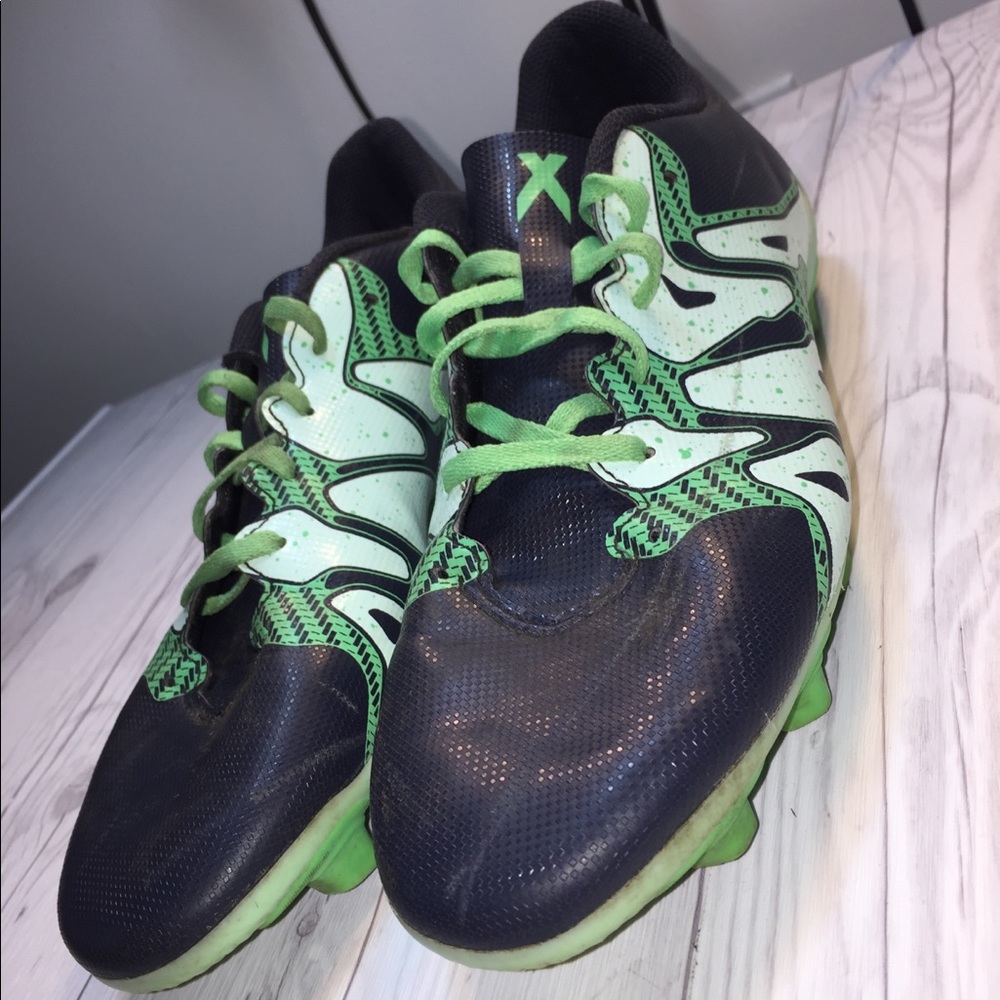 Green ADIDAS Soccer cleats